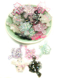 glitter resin bat bats charm charms uk kawaii cute craft supplies pink black turquoise white glittery pendants