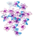 acrylic mini butterfly butterflies flat backs fbs flatback uk craft supplies cute pink and purple fb