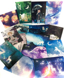 glow in the dark luminous postcard bundle kawaii postcards