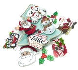 christmas acrylic fb flat backs flatback festive planar embellishments kawaii santa uk cute kawaii craft supplies embellishments santa claus candy cane penguin snowman polar bear father christmas