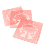 cello cellophane bags cute pink for you bunny rabbit bunnies pretty rabbits kawaii packaging bag self seal uk