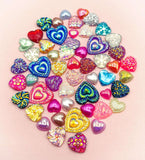 On Offer! HEARTS Flat Backs Bundle 20