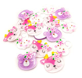 glitter glittery acrylic fox foxes bunny rabbit rabbits bear bears fb flatback flat back backs embellishments bow supplies craft uk cute pink lilac kawaii