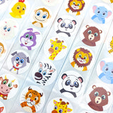 75% off! Kids Animals Round Stickers 25mm-Mixed Set 10/20