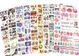 kawaii washi paper sheet sheets strips cute uk stationery planner supplies colour themed green dinosaur dino dinosaurs