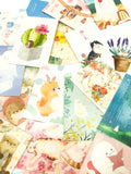 lomo cards bundle bundles bargain packs themed cute kawaii uk stationery animal cacti ghost cats