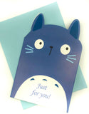 Just 20p! Kawaii Animal  MINI GREETINGS CARD & ENVELOPE