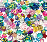 resin acrylic fb flat back bundle of 25 fbs sparkly ab iridescent small