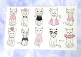 kawaii cat temporary tattoo tattoos cats cute uk gift gifts kids pretty kitty kittens cartoon funny ice cream sweets bright sheet pack party fillers space planet magic
