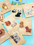 cute animal iron on applique fabric patch patches gift gifts squirrel dog dogs raccoon raccoons panda pandas elephant elephants blue tit birds bird deer