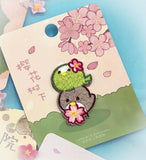 iron on applique embroidered embroidery patch patches appliques pack gift gifts animal dog cat rabbit bunny bird birds astronaut space man cherry blossom floral uk kawaii cute