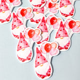 pink cute kawaii gnome gnomes gonk gonks planar flatback flat back fb flatbacks balloons balloon heart hearts valentine uk craft supplies pretty sweet love