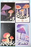 mushroom fungi toadstool butterfly butterflies fish goldfish ocean jellyfish pretty cute kawaii individual post card postcard postcards uk pastel