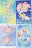 mushroom fungi toadstool butterfly butterflies fish goldfish ocean jellyfish pretty cute kawaii individual post card postcard postcards uk pastel