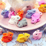 Bunny 3D Resin Charm -Now 10 Colours!