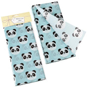 miko panda cute pandas kawaii tissue paper uk packaging supplies rex london turquiose blue wrap
