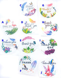 75% OFF Flora & Fauna Large Thank You Sticker Seals 38mm Set of 10