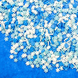 SNOWFLAKE Polymer Clay Sprinkles 5mm x 50 #S5