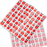 greaseproof grease proof paper waxed sheet sheets retro vintage red apple apples fruit kitchen wrap uk cute kawaii eco packing packaging biodegradable rex london