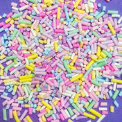candy hundreds and thousands polymer clay slices sprinkle sprinkles pretty embellishment embellishments uk craft supplies shop pink blue yellow white green mint