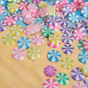 CANDY PINWHEELS Polymer Clay Sprinkles #S18