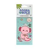 maddie the axolotl axolotls pink animal animals adoramals  hanging air freshener fresheners car home raspberry scent scented cute kawaii gift gifts uk stocking filler fillers shop store pretty fragrance fragranced fruit smell her women present