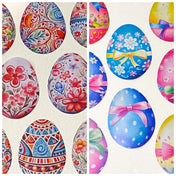 easter egg eggs large 40mm 4cm packaging supplies sticker stickers huge big huge colourful easter spring stationery uk cute kawaii store shop seal seals