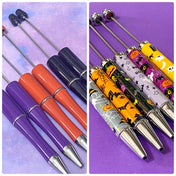 HALLOWEEN PEN BLANK for Build Your Own Pens Black Ballpoint Ink
