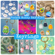 ON OFFER! Pocket Money Bargain KEYRINGS -Perfect Kawaii Gifts