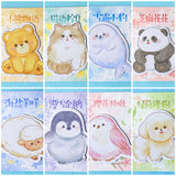 Large ANIMAL STICKY NOTES 30 Sheets- PANDA, TEDDY, SEAL, BIRD, CAT, PENGUIN, DOG, SHEEP MEMO