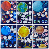 space planet planets create your own sticker stickers large sheet kids children activity build stationery mars earth moon sun neptune saturn cute kawaii gift gifts shop store uk