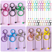 build your own keyring key ring chain keychains blank blanks base for beaded gift gifts shop metal make your own build cute kawaii jewellery findings uk shop store craft supplies blue green gold rose gunmetal grey silver purple magenta pink yellow creative