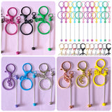 build your own keyring key ring chain keychains blank blanks base for beaded gift gifts shop metal make your own build cute kawaii jewellery findings uk shop store craft supplies blue green gold rose gunmetal grey silver purple magenta pink yellow creative