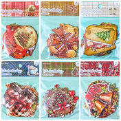 christmas festive die cut cuts card cardboard sticker stickers scrapbook scrapbooking card making supplies pretty red green tag tags pack of 20 motifs stationery shop store planner addict 