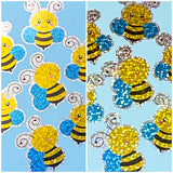 GLITTER FOIL STICKER SEALS- SPRING & EASTER