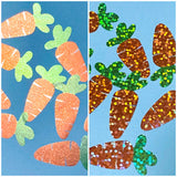 GLITTER FOIL STICKER SEALS- SPRING & EASTER
