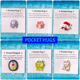 pocket hug hugs cute kawaii anxiety kindness mental health gift gifts little stocking filler fillers kids frog cat penguin bear puppy fun pretty present ideas