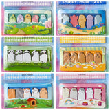 sticky memo memos index tab tabs set cute kawaii animal animals uk stationery gift gifts shop store fun pretty present ideas panda pandas dog puppy puppies dogs kitten cat cats kittens capybara capybaras fish ocean life parrot bird birds parrots