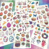 Easter Temporary Tattoo Sheet