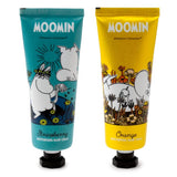 moomin moomins licensed official product gift gifts shop store uk puckator hand cream creams handcream habdcreams lotion box boxed turquoise teal yellow ochre fragrance fragranced orange strawberry scent scented stocking filler fillers for her cute kawaii cartoon character