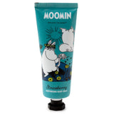 moomin moomins licensed official product gift gifts shop store uk puckator hand cream creams handcream habdcreams lotion box boxed turquoise teal yellow ochre fragrance fragranced orange strawberry scent scented stocking filler fillers for her cute kawaii cartoon character 75ml