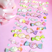 75% OFF Crystal Gold-Foiled Puffy Stickers- Sweets