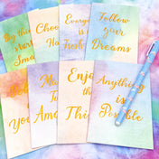 LESS THAN HALF PRICE Motivational Quote Pocket Lined Notebook