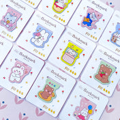 cute kawaii sweet magnetic bookmark bookmarks animal animals spring gift gifts uk stationery present easter bunny rabbit rabbits bear bears white brown cat cats kitty