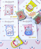 cute kawaii sweet magnetic bookmark bookmarks animal animals spring gift gifts uk stationery present easter bunny rabbit rabbits bear bears white brown cat cats kitty