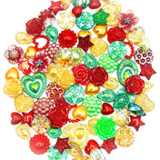 Bundle of 20 Festive Gold Red & Green FBs