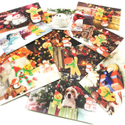 75% OFF Christmas Postcard/s- Gingerbread Men & Snowmen