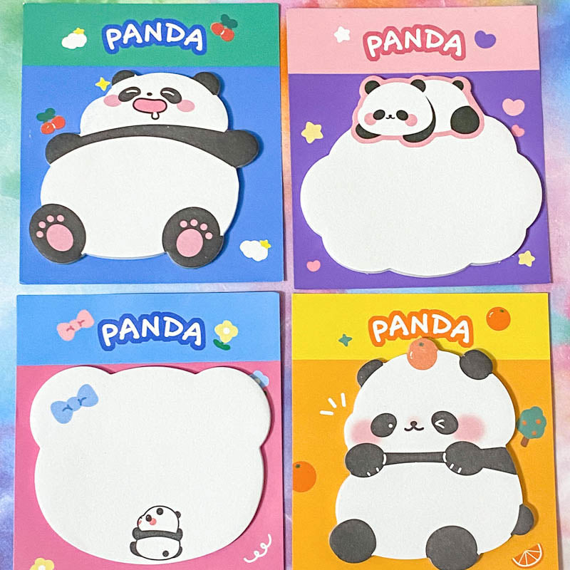 Clearance- just 90p! KAWAII PANDA Sticky Note Pad Memo- 4 Designs