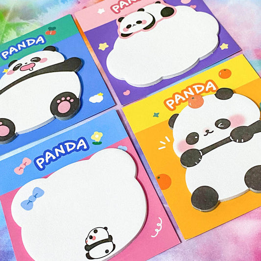 Clearance- just 90p! KAWAII PANDA Sticky Note Pad Memo- 4 Designs
