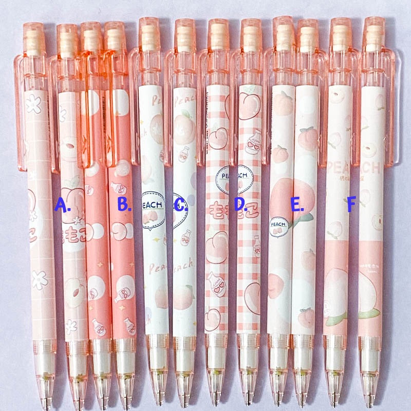 Just 99p! PRETTY AS A PEACH Spring PROPELLING PENCIL – The Kawaii Squirrel